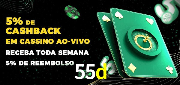 Promoções do cassino ao Vivo 55d